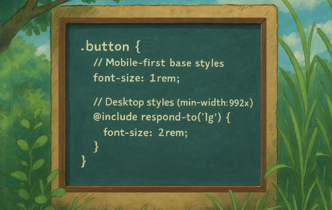 Cover preview for Respond-To Mixin pattern (SCSS)